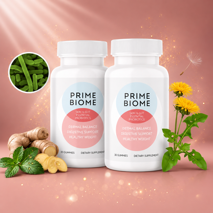 PrimeBiome™ Skin & Gut Health Probiotic Gummies