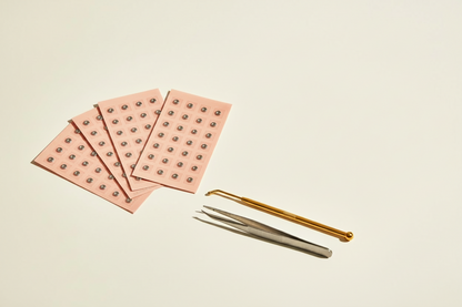 600-Piece Ear Seed Acupressure Kit with Chart, Tweezers & Applicator